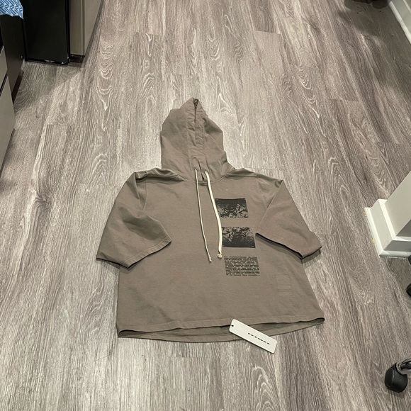 Rick Owens Other - RICK OWENS DRKSHDW Cropped Jumbo Hoodie